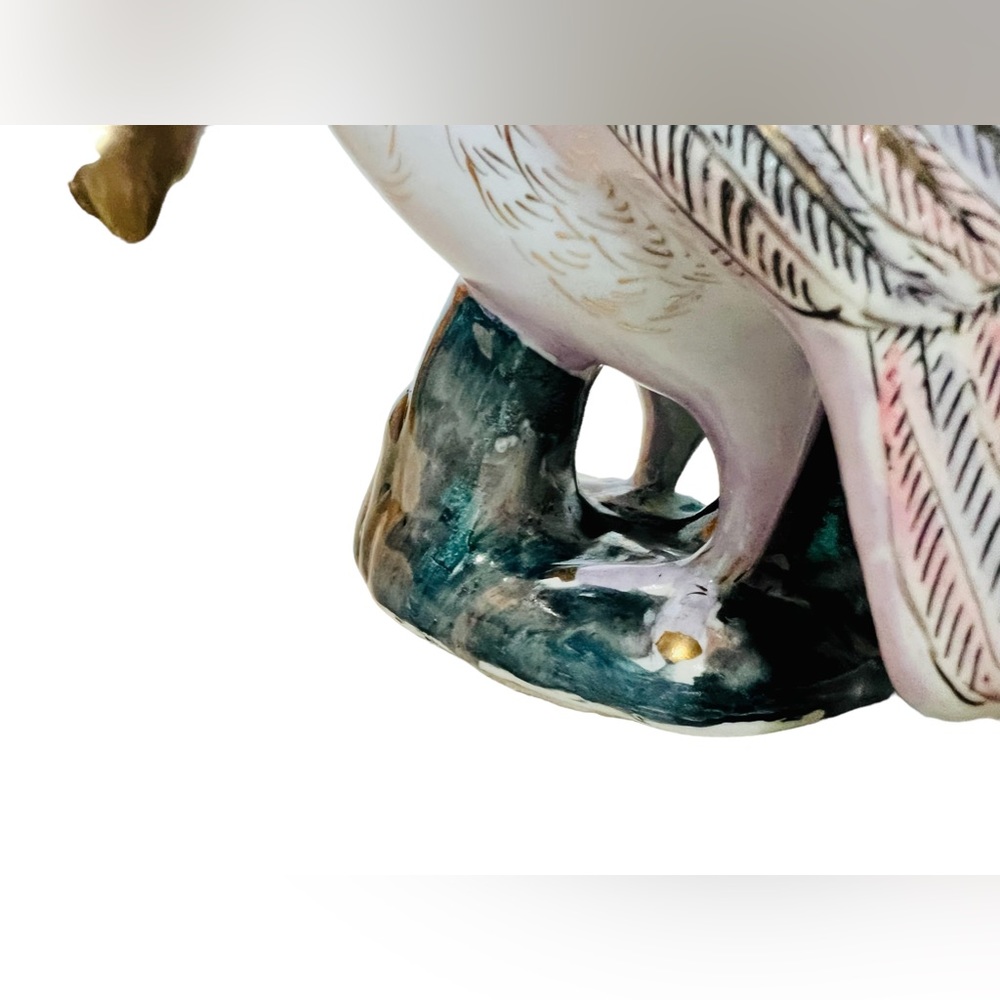Handcrafted Ceramic Bird Sculptures - Multicolor - Picture 3 of 10